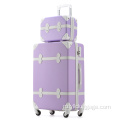 Ретро роликовый чемодан большой емкости с застежкой-молнией для путешествий
